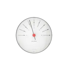 Arne Jacobsen Vejrstation Hygrometer - BANKERS - 12 cm - Bestik Sæt