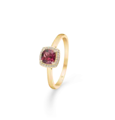 Mads Z MONA LISA ring 14 karat guld med Rhodolit - Mads Z ringe