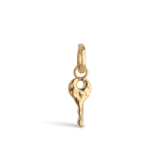 Enamel CHARM - Magic Key forgyldt - Forgyldt