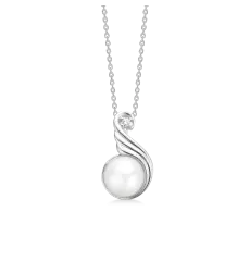 Mads Z SERAPHINA halskæde sølv med kulturperle - Mads Z halskæder