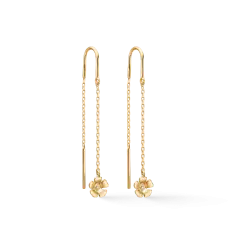 Mads Z FLEUR øreringe 14 karat guld 34 mm - Dåb