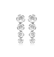 Mads Z FLEUR øreringe sølv 30 mm - Siersbøl