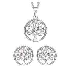 Støvring Design smykkesæt livets træ sølv - Støvring Design