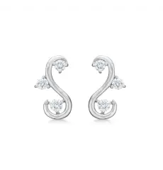 Mads Z ISALINE øreringe i sølv med hvid topas - Figurer