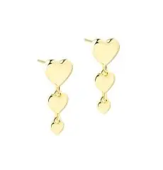 Aqua Dulce KARLA & ME lang forgyldte øreringe - Væg ure