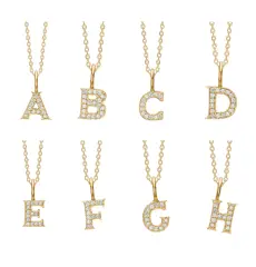 Mads Z TENDER LOVE bogstav 14 karat guld med diamanter - VALGRIT BOGSTAV - Bogstav smykker