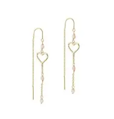 Aqua Dulce ALMA øreringe forgyldt - Øreringe