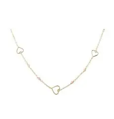 Aqua Dulce ALMA halskæde forgyldt - Støvring Design