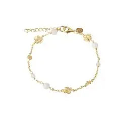 Aqua Dulce CLOVER armbånd forgyldt - Aqua Dulce smykker