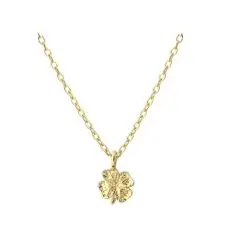Aqua Dulce CLOVER halskæde forgyldt - 