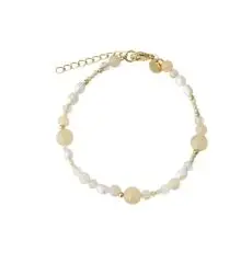 Aqua Dulce MOONLIGHT armbånd forgyldt - Ædelsten & Elements