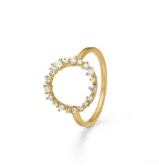 Mads Z LUCIA ring 14 karat med diamanter - 